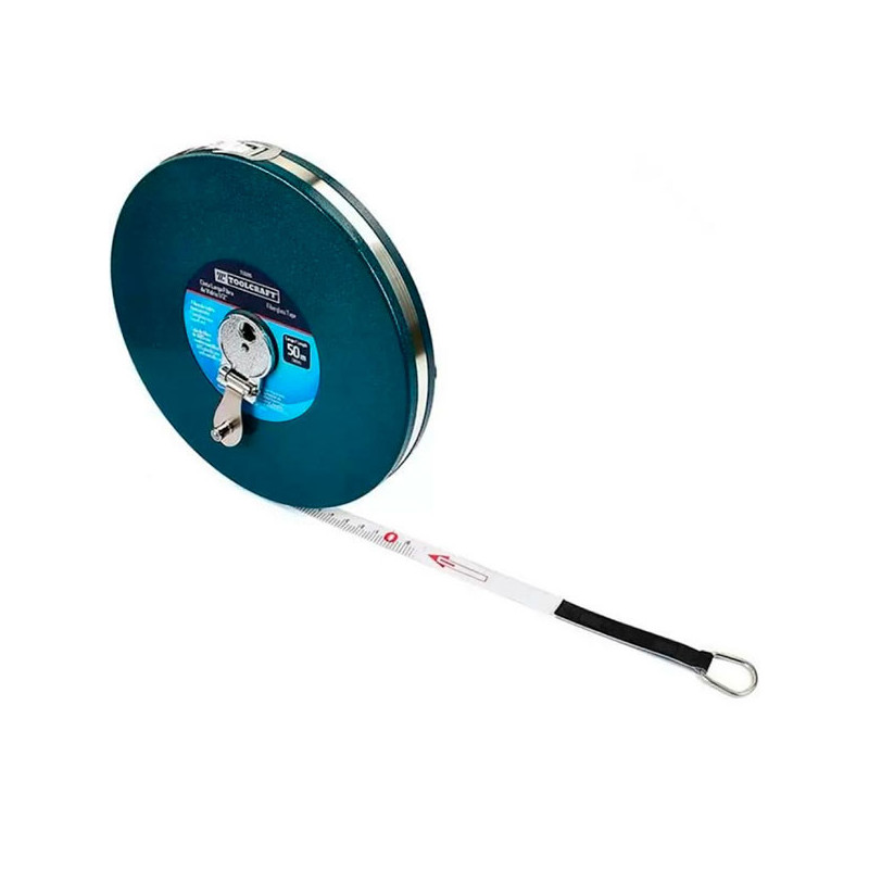 Wincha Fibra de Vidrio 50m TipoCarrete Toolcraft TC0295 73 Wincha Fibra de Vidrio 50m TipoCarrete Toolcraft TC0295 Caja de ABS