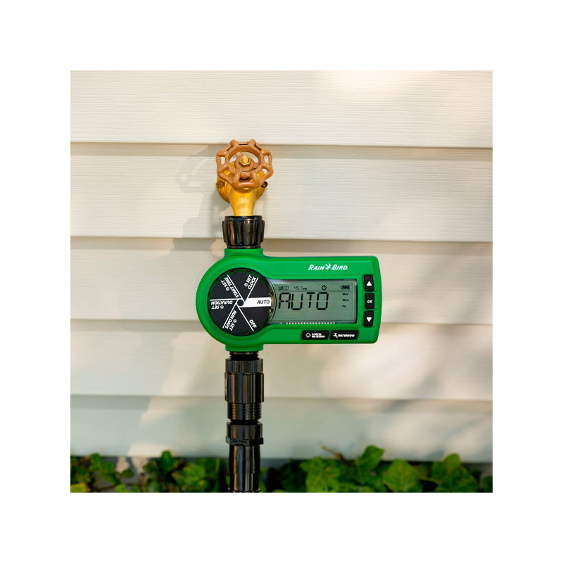 Programador de Riego Automatico Profesional grifo 3/4 a bateria, Alto Flujo Baja Presion, 1ZEHTMR Rain Bird 231.999999 Programa