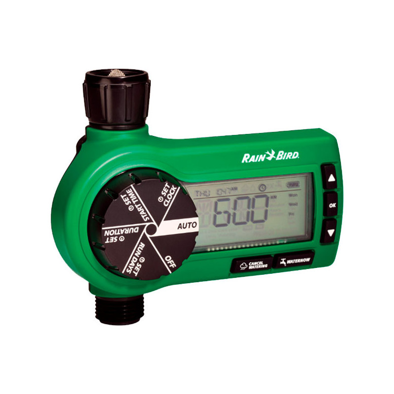 Programador de Riego Automatico Profesional grifo 3/4 a bateria, Alto Flujo Baja Presion, 1ZEHTMR Rain Bird 231.999999 Programa