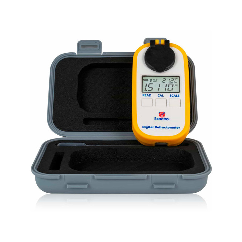 Refractometro Digital Portatil Medidor Escala Brix Contenido Azucar, DR102 1593 Refractometro Digital Portatil Medidor Escala B