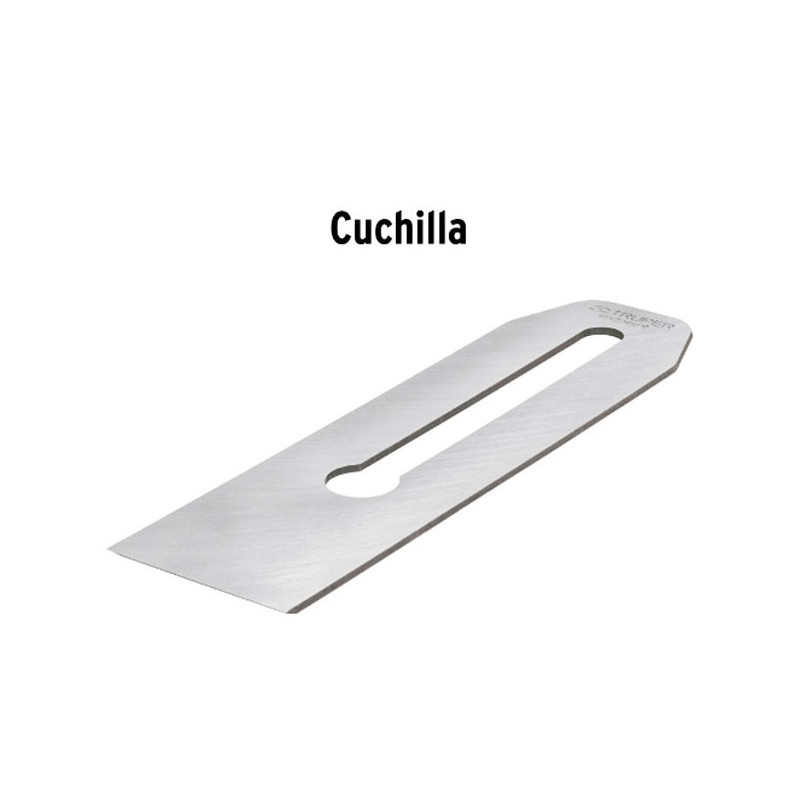 Cepillo para Carpintero Estriado Ancho de Corte 2", en Hierro Ductil, incluye 2 Cuchillas, 5C 12015 Truper 126.271186 Cepillo p