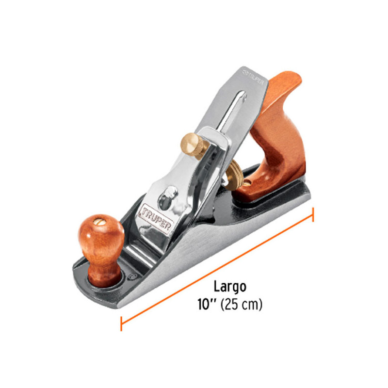 Cepillo para Carpintero Estriado Ancho de Corte 2", en Hierro Ductil, incluye 2 Cuchillas, 4C 12009 Truper 120.338983 Cepillo p