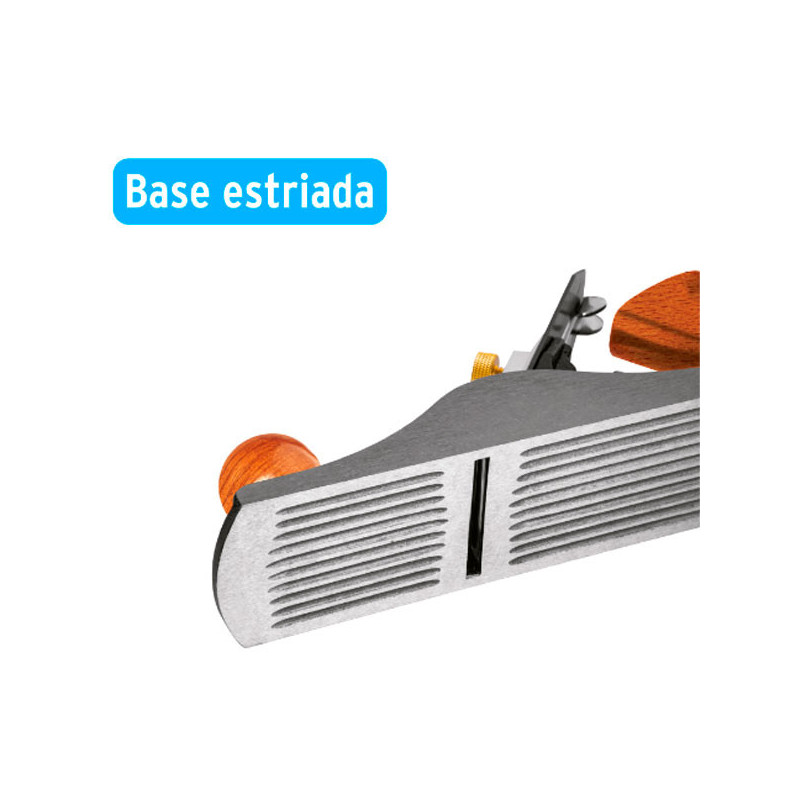 Cepillo para Carpintero Estriado Ancho de Corte 2", en Hierro Ductil, incluye 2 Cuchillas, 4C 12009 Truper 120.338983 Cepillo p