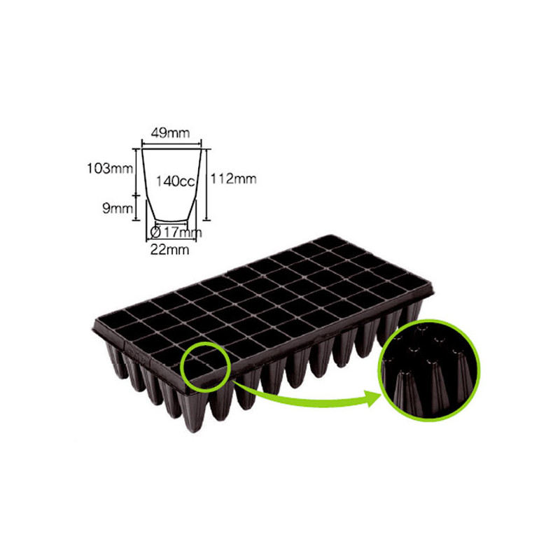 Bandejas de Germinacion 50 celdas x 50U Forestales super rigidas 584 Bandejas de Germinacion 50 celdas x 50U Forestales super r