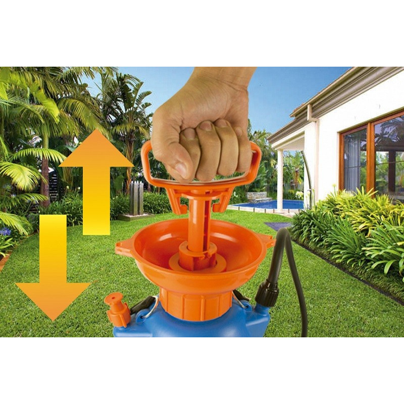 Fumigador portatil de compresion Jacto HH-5, Facil de usar, tapa tipo embudo, Capacidad 5L, 11-01-007-232231 Jacto 120.338983 F