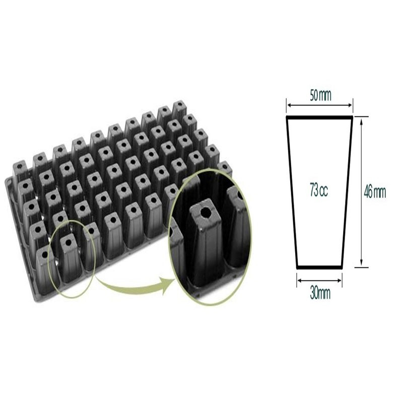 Bandejas de Germinacion 50 celdas x 100U, almacigo de Tomate, Pepino 583.050847 Bandejas de Germinacion 50 celdas x 100U, almac