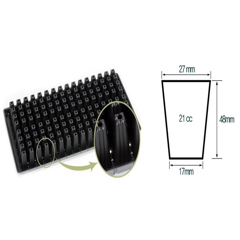 Bandejas de Germinacion 128 celdas x 100U, almacigo de Repollo, Col, Apio 741.525424 Bandejas de Germinacion 128 celdas x 100U,