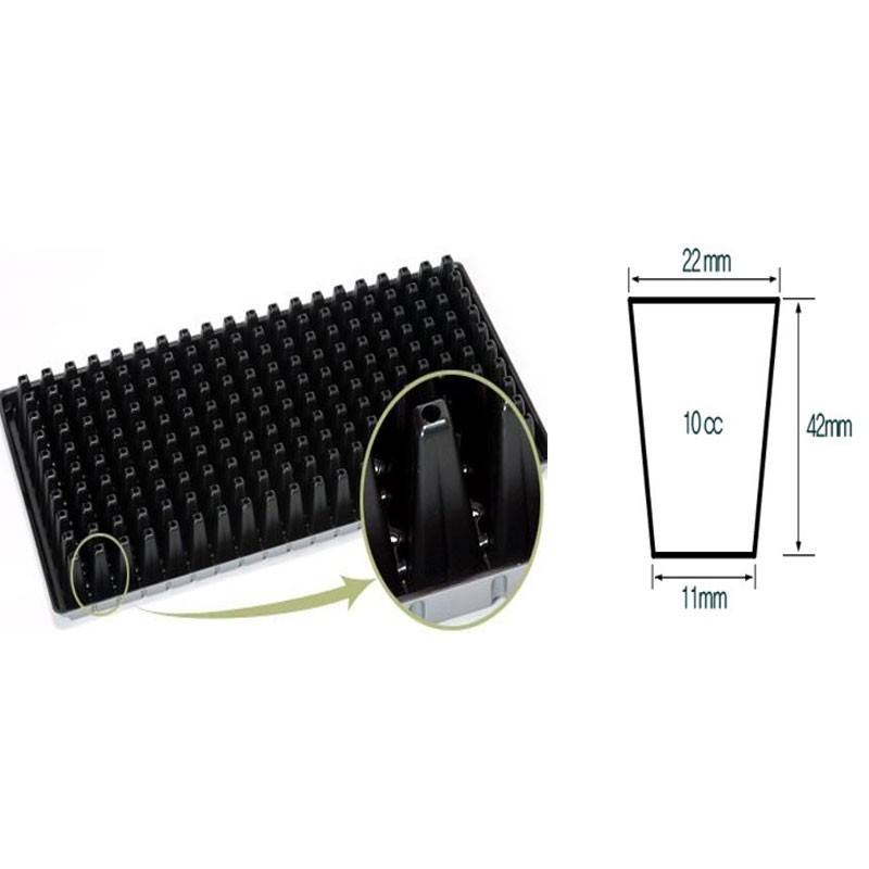 Bandejas de Germinacion 200 celdas x 100U Rigidas, almacigo de Lechuga, Paprika, Cebolla 710 Bandejas de Germinacion 200 celdas