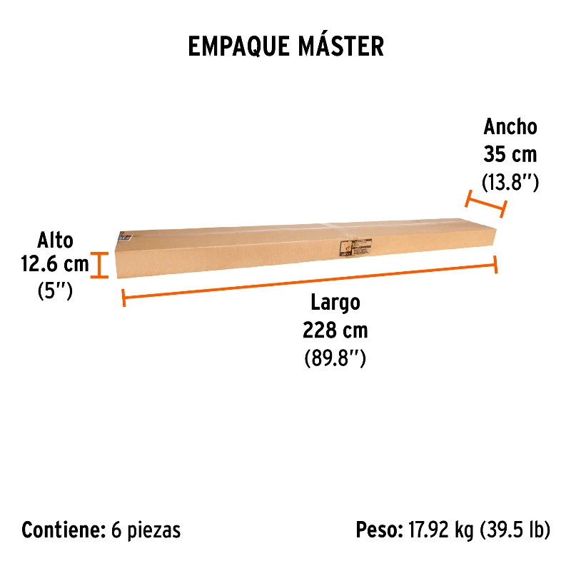 Tijera con mango Telescopico de Fibra de Vidrio 350cm Hoja SK5 16" Templada, Cuchilla 1 1/4", TR-82M-F 18410 Truper 135 Tijera