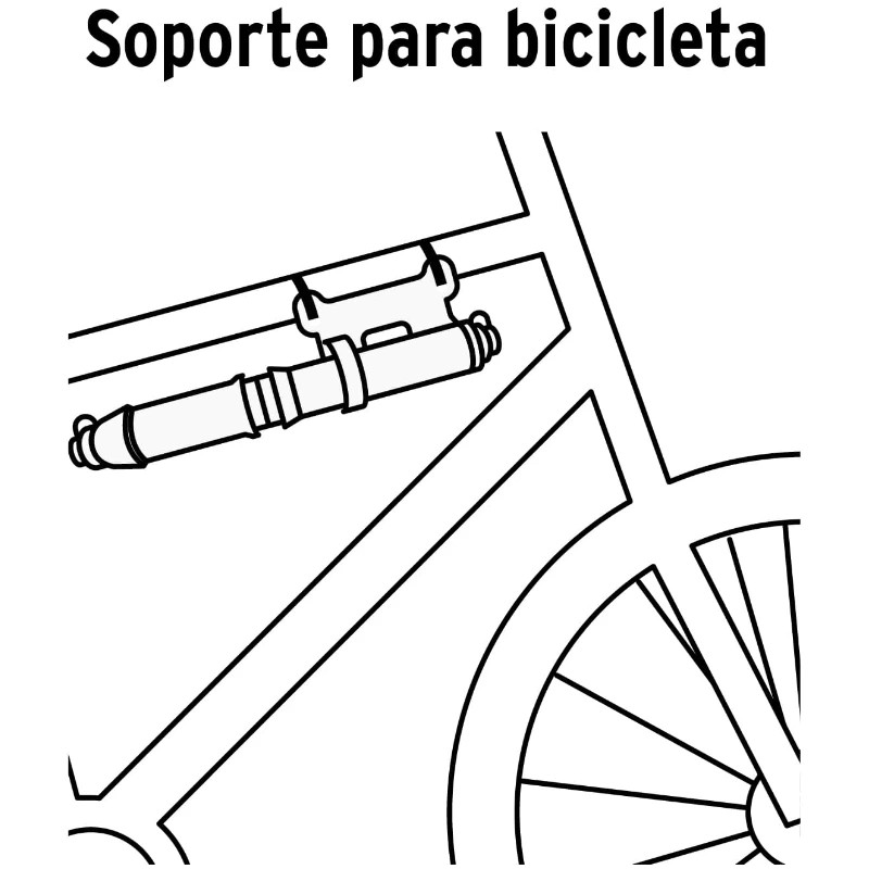 Infladores Mini para Bicicleta 75 PSI abatible Aluminio, Truper 11997 21 Infladores Mini para Bicicleta 75 PSI abatible Alumini