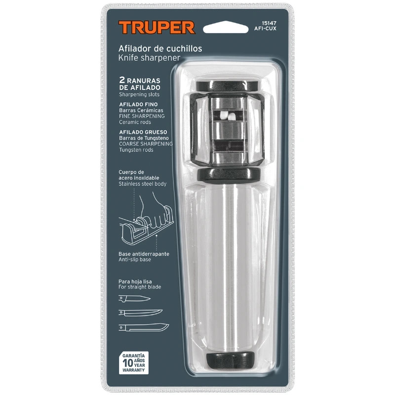 Afiladores de Cuchillos 2Afildados Carburo de Tungsteno, Truper 15147 30.999999 Afiladores de Cuchillos 2Afildados Carburo de T
