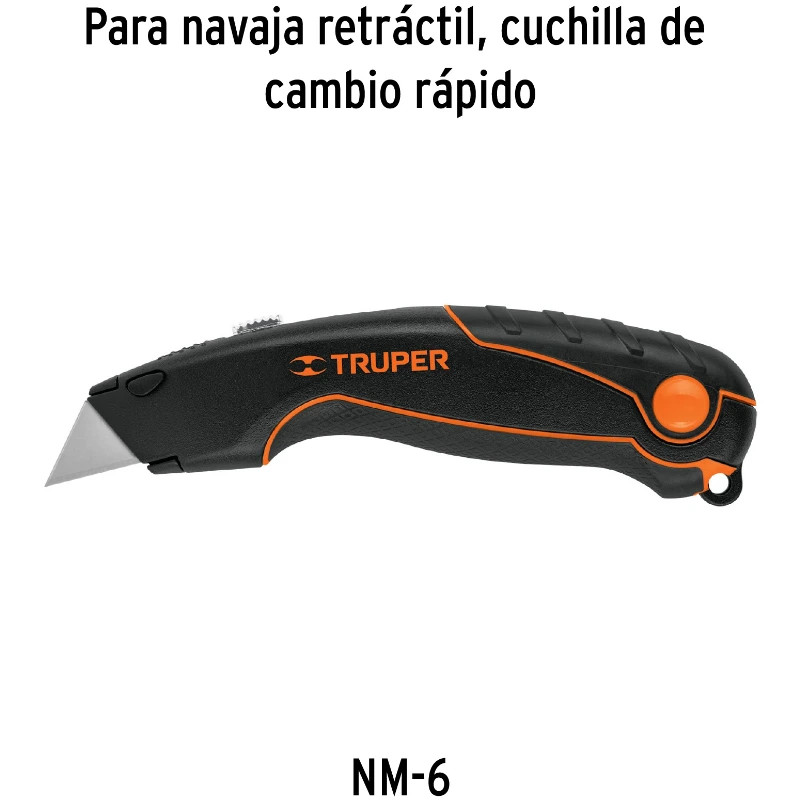 Cuchilla de Repuesto para Cutter 16950 22400 NM-6 NM-6P 10u, Truper REP-NM-10 16956 4.6 Cuchilla de Repuesto para Cutter 16950
