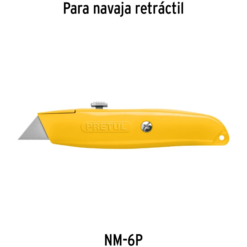 Cuchilla de Repuesto para Cutter 16950 22400 NM-6 NM-6P 10u, Truper REP-NM-10 16956 4.6 Cuchilla de Repuesto para Cutter 16950