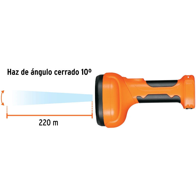 Linternas LED 150lm recargable AltaLuminosidad 140m Truper 16005 27 Linternas LED 150lm recargable AltaLuminosidad 140m Truper