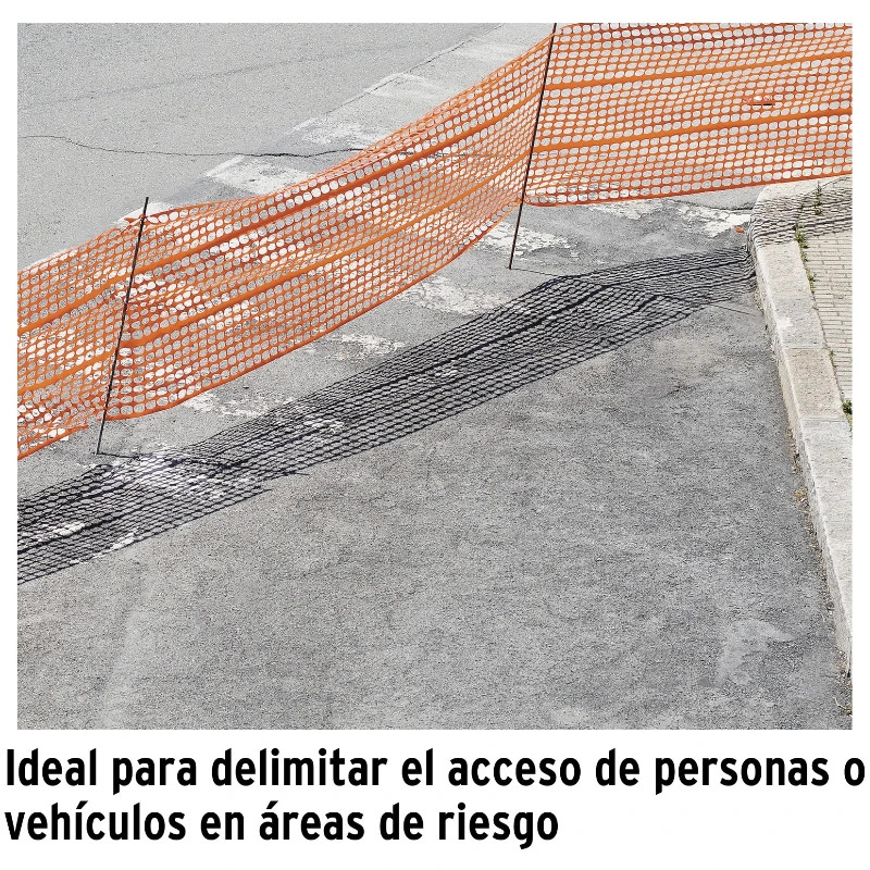 Rollo malla de seguridad 30m x1.22m Truper 15264 92 Rollo malla de seguridad 30m x1.22m Truper 15264 Ideal para delimitar el