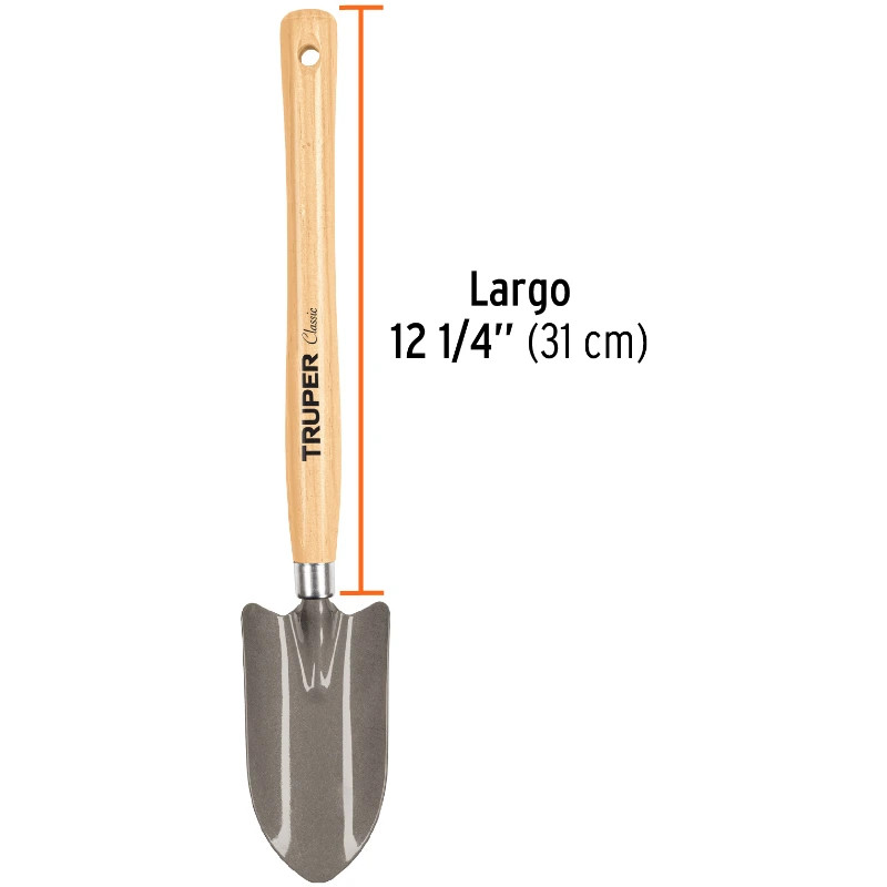 Juego de 4 Herramientas para Jardin 15 Pulgadas, Transplantador, cuchara, azadon, cultivador, JJ-4L 15040 Truper 43 Juego de 4