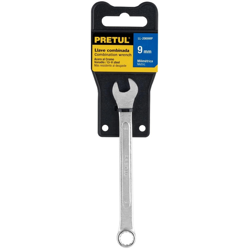 Llave Boca Mixta 9mm Combinada CrVanadio Pretul 21903 3.999964 Llave Boca Mixta 9mm Combinada CrVanadio Pretul 21903 Fabricad