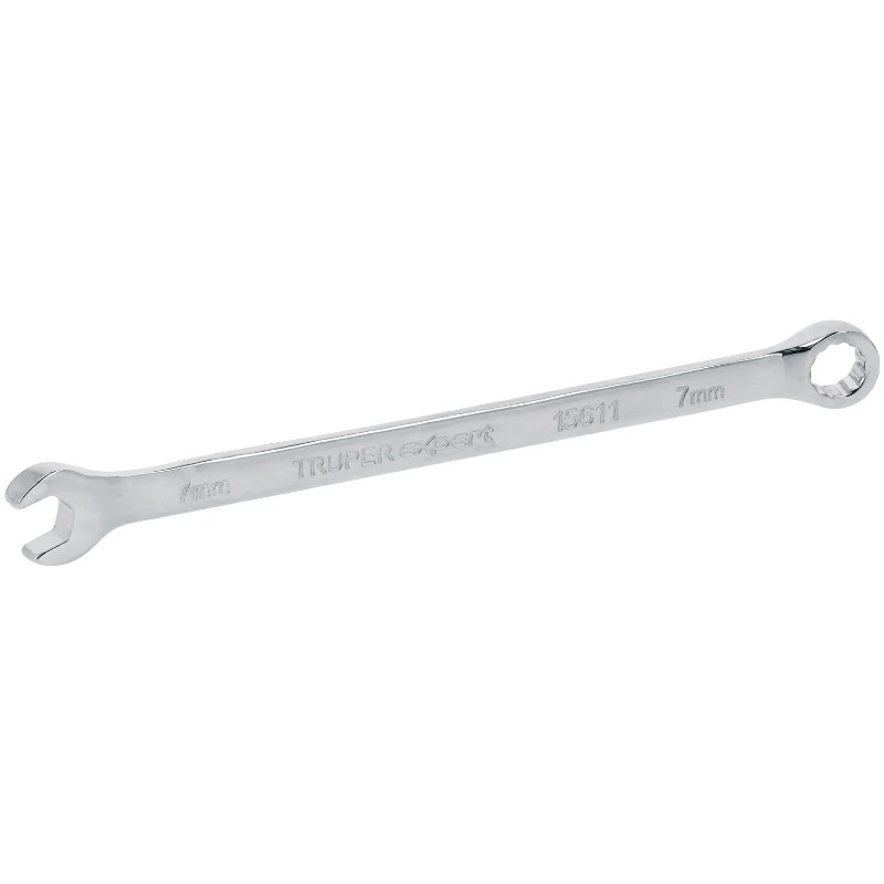 Llave Boca Mixta 7mm Combinada CrVanadio ELarga Truper 15611 6.999996 Llave Boca Mixta 7mm Combinada CrVanadio ELarga Truper 15