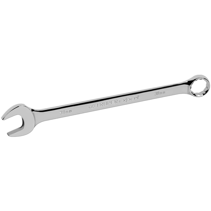Llave Boca Mixta 38mm Combinada CrVanadio ELarga Truper 13821 90.999948 Llave Boca Mixta 38mm Combinada CrVanadio ELarga Truper