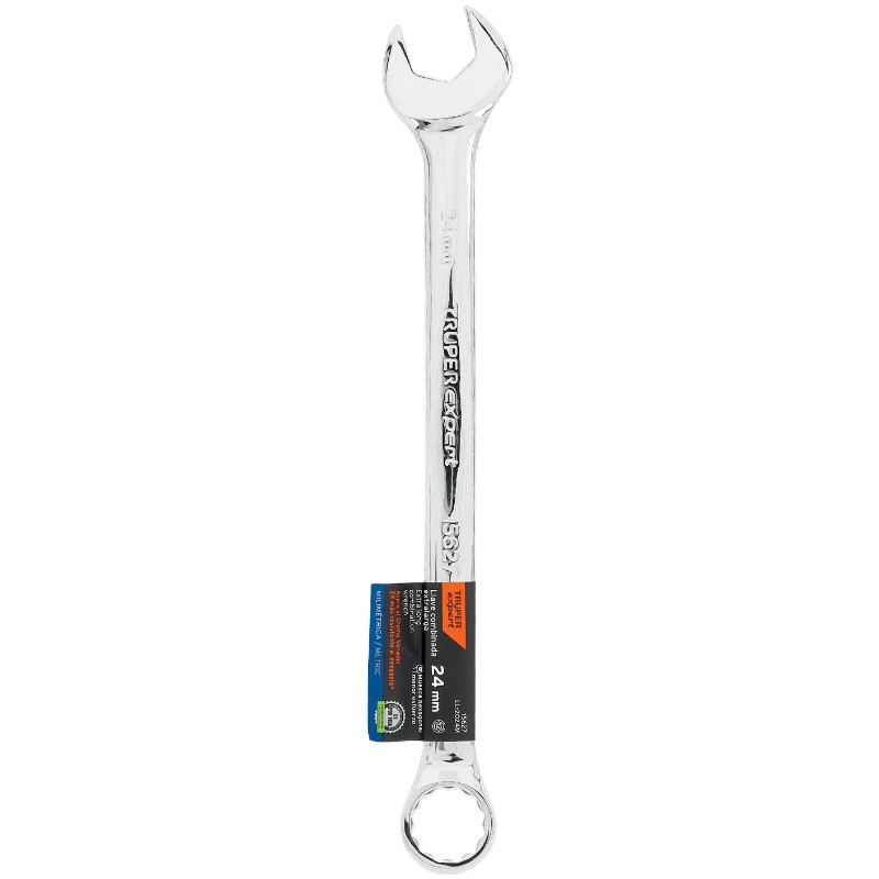 Llave Boca Mixta 24mm Combinada CrVanadio ELarga Truper 15627 24.999952 Llave Boca Mixta 24mm Combinada CrVanadio ELarga Truper