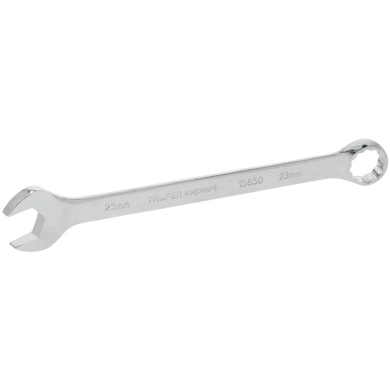 Llave Boca Mixta 23mm Combinada CrVanadio ELarga Truper 15650 22.000038 Llave Boca Mixta 23mm Combinada CrVanadio ELarga Truper