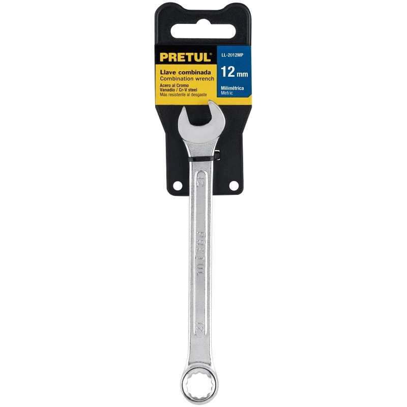 Llave Boca Mixta 12mm Combinada CrVanadio Pretul 21906 5.000014 Llave Boca Mixta 12mm Combinada CrVanadio Pretul 21906 Fabric