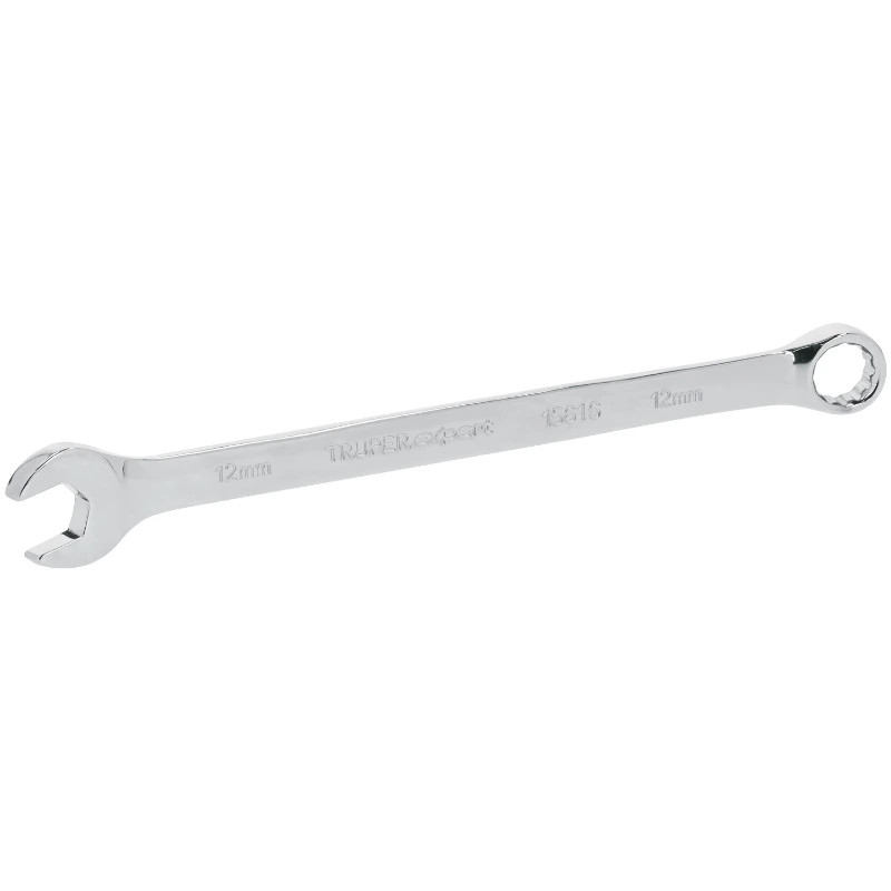 Llave Boca Mixta 12mm Combinada CrVanadio ELarga Truper 15616 10.000028 Llave Boca Mixta 12mm Combinada CrVanadio ELarga Truper