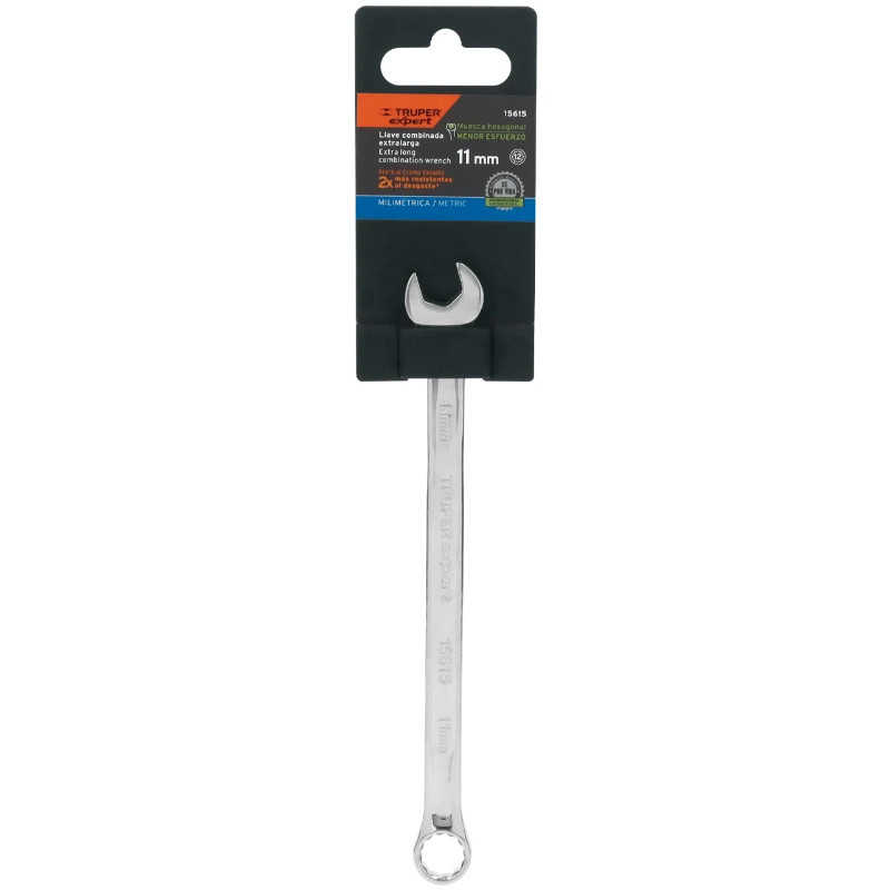 Llave Boca Mixta 11mm Combinada CrVanadio ELarga Truper 15615 8.000046 Llave Boca Mixta 11mm Combinada CrVanadio ELarga Truper