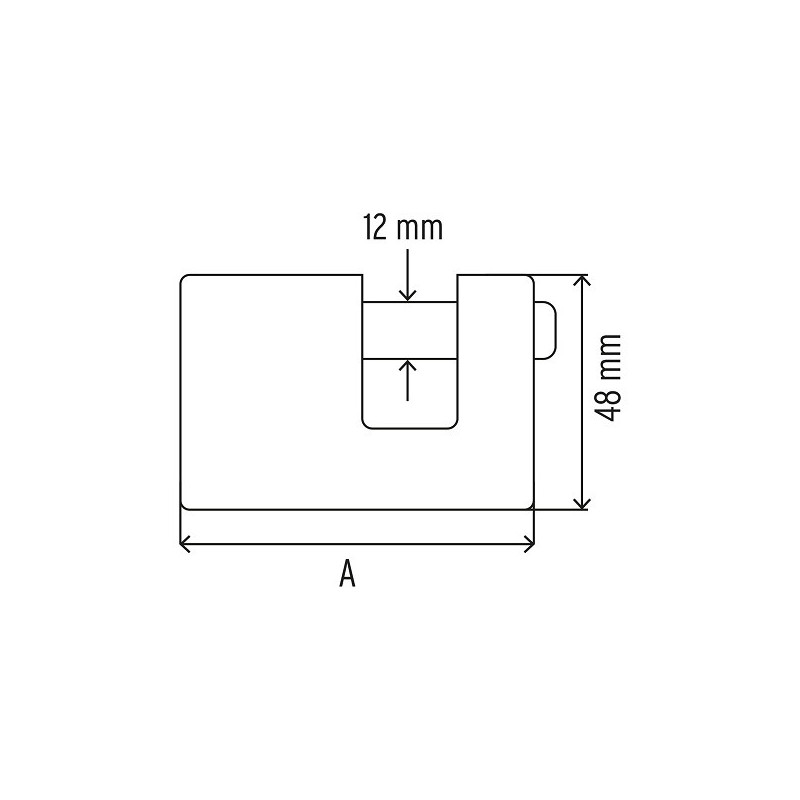 Candados Antipalanca 75mm S9 3Llaves Hermex 43353 69.491525 Candado Antipalanca 75mm Seguridad 9, cierre de balin incluye 3 Lla
