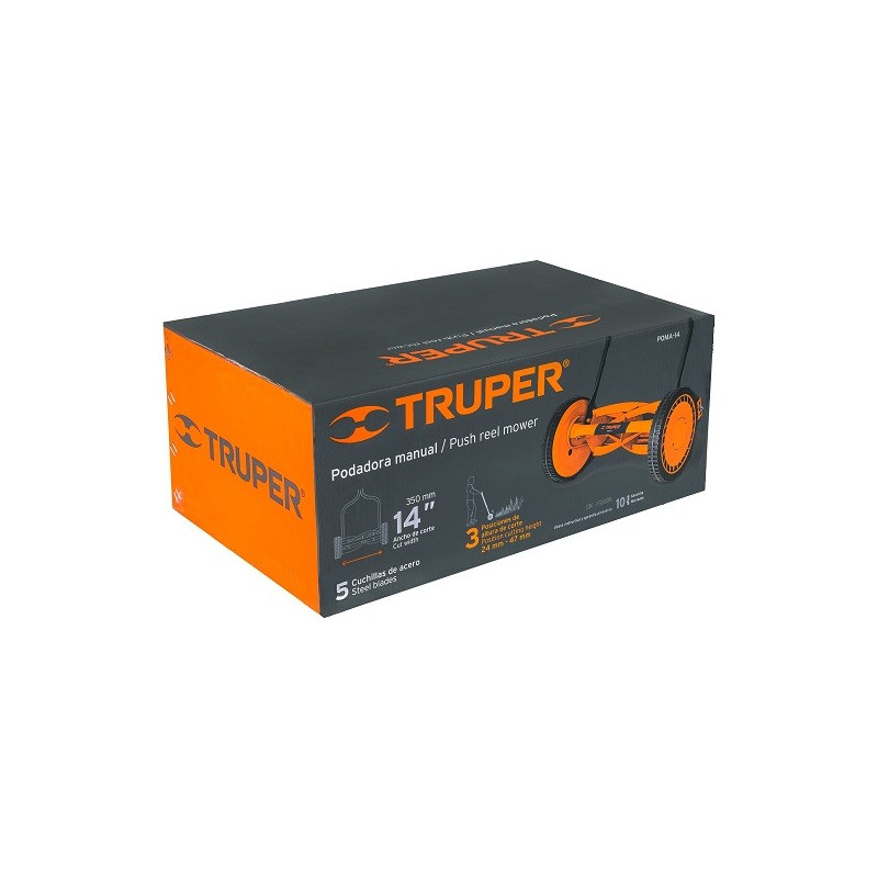 Podadora Manual 14" 35cm, 5 Cuchillas,Truper 17679 257.627119 Podadora Manual 14" 35cm, 5 Cuchillas,Truper 17679 Sistema de ro