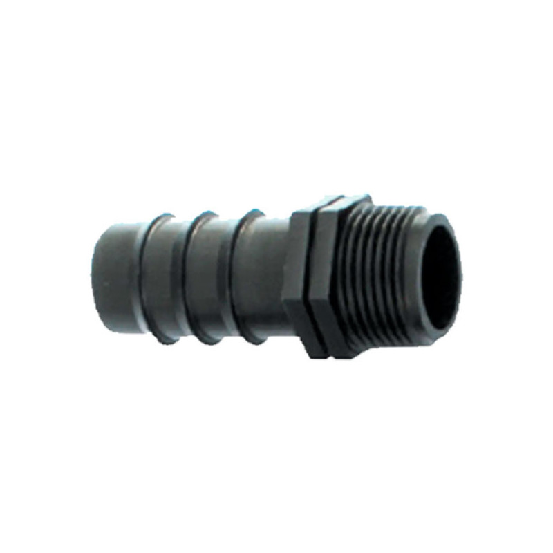  Adaptador dentado 16mm X 3/4" Bolsa 50und para riego por goteo HDPE, SAB 101.694915 Adaptador dentado 16mm X 3/4" Bolsa 50und p