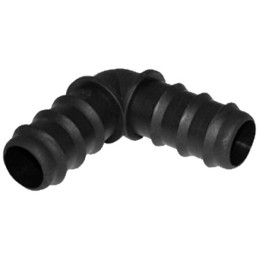  Codo dentado 20mm Bolsa 50und para riego por goteo HDPE, SAB 76.271186 Codo dentado 20mm Bolsa 50und para riego por goteo HDPE,