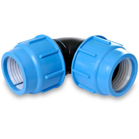  Codo 40mm Riego Enlace Manguera-Manguera HDPE PN16, SAB 19.491525 Codo 40mm Riego Enlace Manguera-Manguera HDPE PN16, SAB
 B120