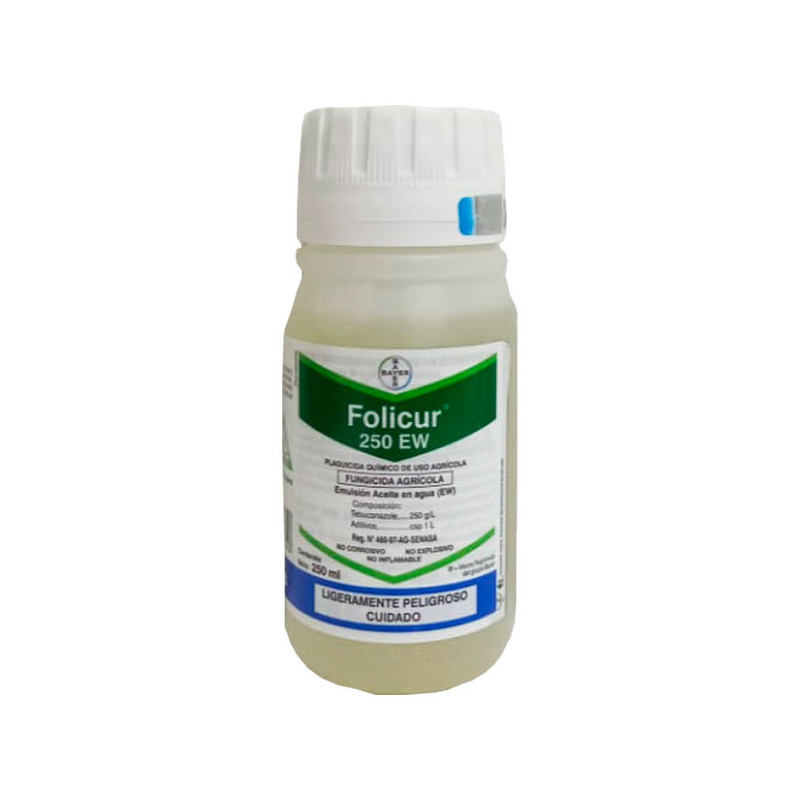  Folicur 250ml, Tebuconazole Fungicida Accion Sistemico Preventivo Curativo Erradicativo, Bayer 66.101695 Folicur 250ml, Tebucon