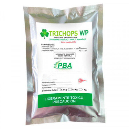  Trichops WP 1Kg, Mezcla cepas de Trichoderma hongos antagonistas, PBA 178 Trichops WP 1Kg, Mezcla cepas de Trichoderma hongos a