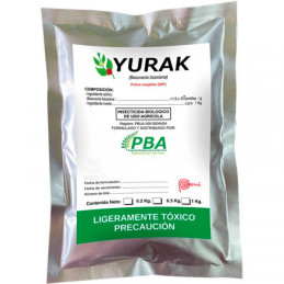 Yurak WP 200gr, Hongos entomopatogenos Beauveria bassiana Cepa CCB LE-265, PBA 39.830508 Yurak WP 200gr, Hongos entomopatogenos