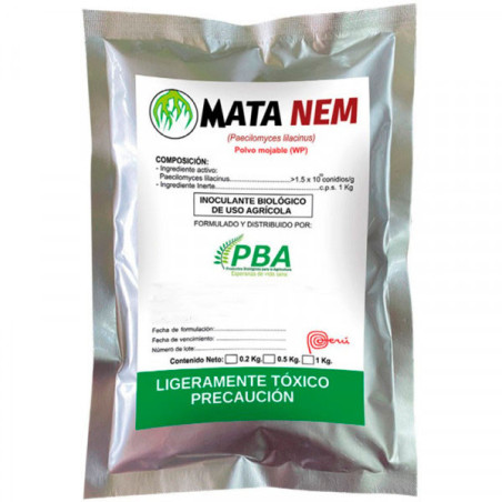  Matanem WP 200gr, hongo nematofago Paecilomyces lilacinus strain-251, PBA 39.830508 Matanem WP 200gr, hongo nematofago Paecilom