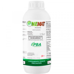  Nemat SC 1L, Rizobacteria supresor de nematodos bioestimulante radicular Bacillus subtilis, PBA 37.288136 Nemat SC 1L, Rizobact