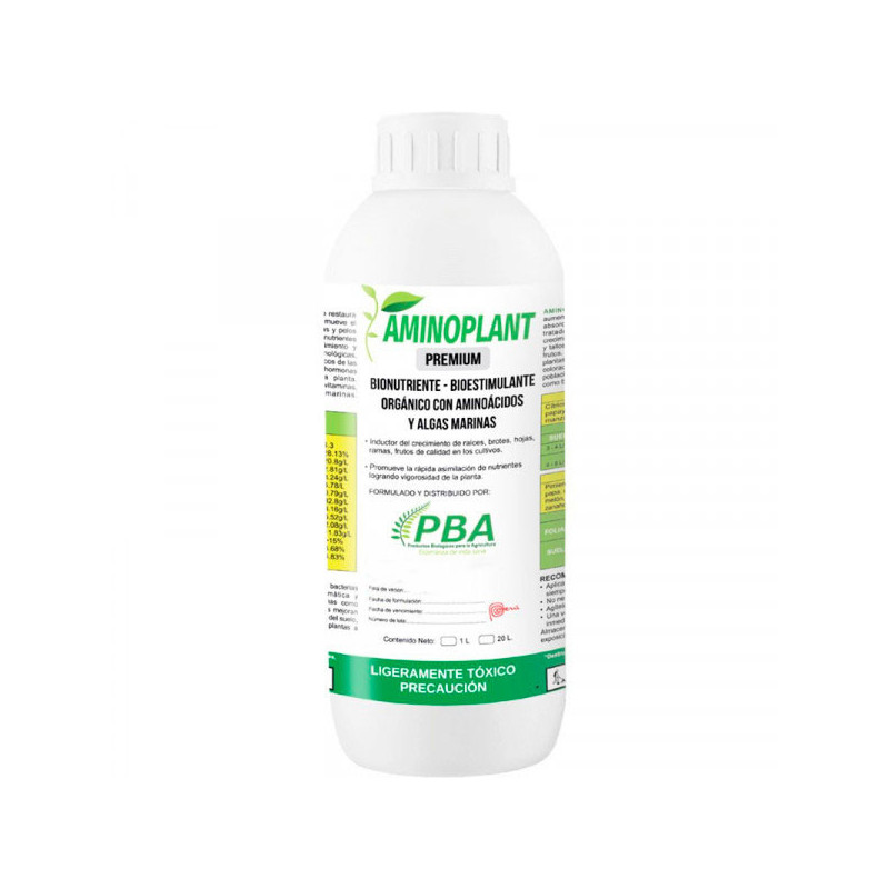  Aminoplant 1L, Bionutriente Bioestimulante organico con aminoacidos y algas marinas, PBA 37.288136 Aminoplant 1L, Bionutriente 