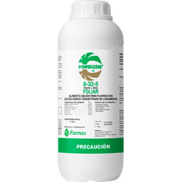  Powergizer 1L, N, P, K, Fe, Zn, Acidos Humicos Fertilizante Foliar, Farmex 33.898305 Powergizer 1L, N, P, K, Fe, Zn, Acidos Hum