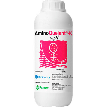  Aminoquelant K 20L, Aminoacidos Libres, N, K2O, MO, Fertilizante Foliar, BioIberica 677.118644 Aminoquelant K 20L, Aminoacidos 
