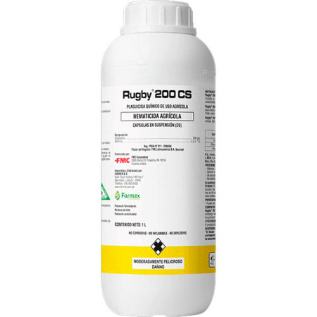  Rugby 1L, Cadusafos Nematicida Sistemico Accion Contacto Ingestion, FMC 111.016949 Rugby 1L, Cadusafos Nematicida Sistemico Acc