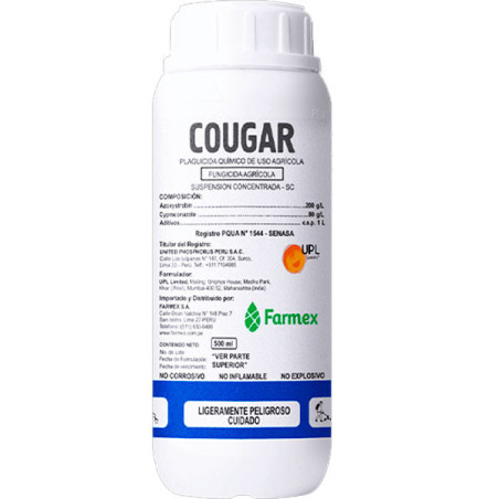 Cougar 1L, Azoxystrobin+Cyproconazole Insecticida Sistemico Contacto, UPL Farmex-Cougar 1L, Azoxystrobin+Cyproconazole Insectici