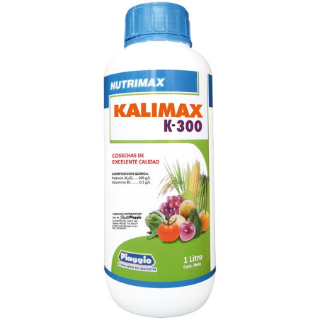  Nutrimax Kalimax K-300 1L fco, (k2O) (Vitamina B1), 20388 SAFP 22.881356 Nutrimax Kalimax K-300 1L fco, (k2O) (Vitamina B1), 20