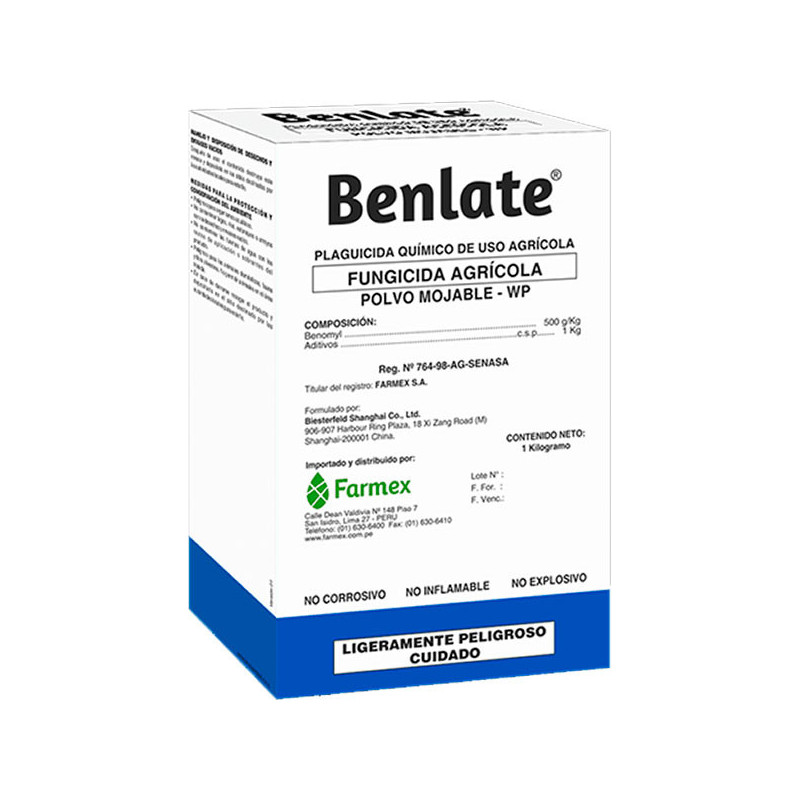  Benlate 1kg, Benomyl Fungicida Sistemico Protectante Curativo, Farmex 84.745763 Benlate 1kg, Benomyl Fungicida Sistemico Protec