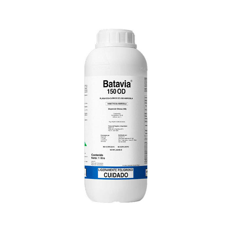  Batavia 1L, Spirotetramat Insecticida Accion Sistemico Contacto, Bayer 650 Batavia 1L, Spirotetramat Insecticida Accion Sistemi