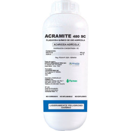  Acramite 250ml, Bifenazate Acaricida Selectivo Acción Contacto, Farmex 125.423729 Acramite 250ml, Bifenazate Acaricida Selectiv