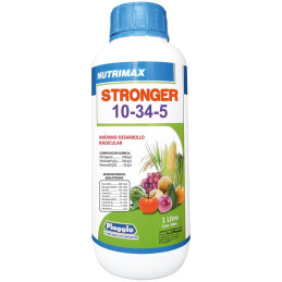  Nutrimax Stronger 10-34-5 1L fco, (N) (P2O5) (K2O) (Micronutrientes quelatizados), 20971 SAFP 24.576271 Nutrimax Stronger 10-34