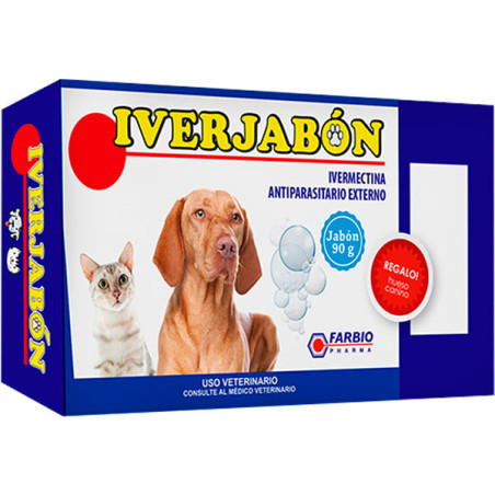  Iverjabon 70gr, Jabon Ectoparasiticida, Farbio 12.627119 Iverjabon 70gr, Jabon Ectoparasiticida, Farbio
 FARB00063 1 Farbio Pha
