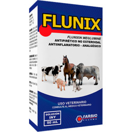  Flunix 100ml, Flunixin Meglumine Antiinflamatorio Analgesico Inyectable, Farbio 53.389831 Flunix 100ml, Flunixin Meglumine Anti